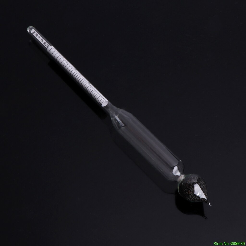3 stk 0-100%  hydrometer alkoholmeter tester indstillet alkoholkoncentrationsmåler + termometer træ