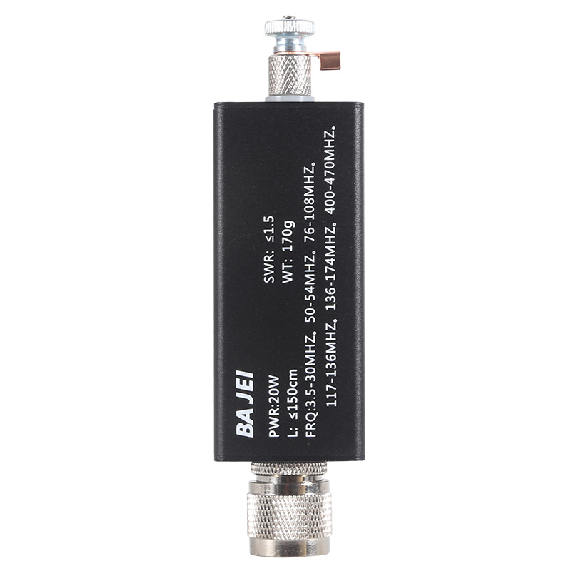 Antenne d'aviation à ondes courtes, antenne pleine bande, antenne tunée pour UHF et VHF, FM, UV, 5MHz-55MHz, 30W, QRP