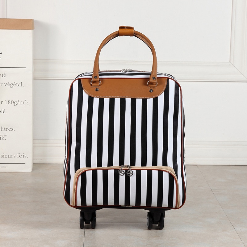 Imperméable à l'eau haute oapacité sac de voyage épais Style valise à roulettes chariot bagages dame hommes voyage sacs valise à roulettes Suplies