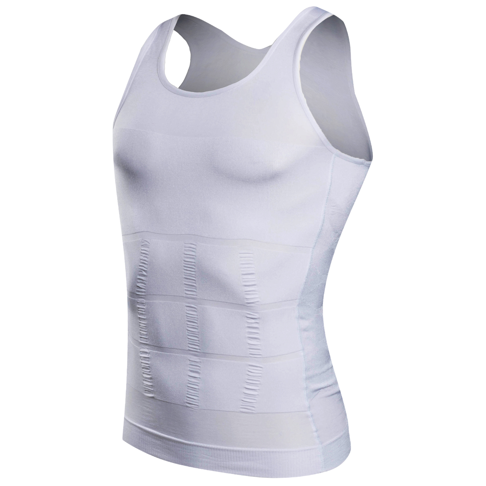 Débardeur de corps de Compression pour hommes, gilet amincissant Abs Abdomen mince entraînement de gymnastique contrôle du ventre débardeur de Compression Shapewear
