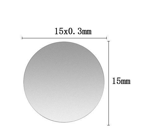 5pcs Metal Plate Disk For Round Magnet Car Phone Holder iron Sheet Sticker For Magnetic Mobile Phone Holder Car Stand Mount: 5pcs 15mm-silver