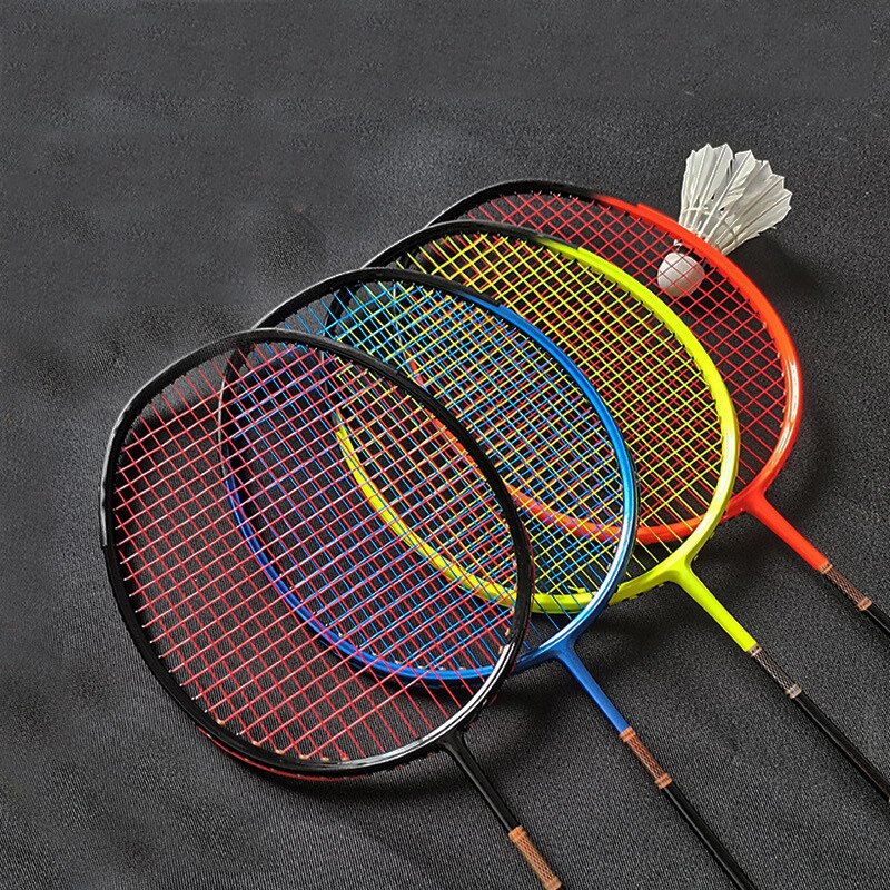 Full Carbon Badminton Racket 5U Single Badminton Racket Ultra-light Badminton Racquet For Competition Training