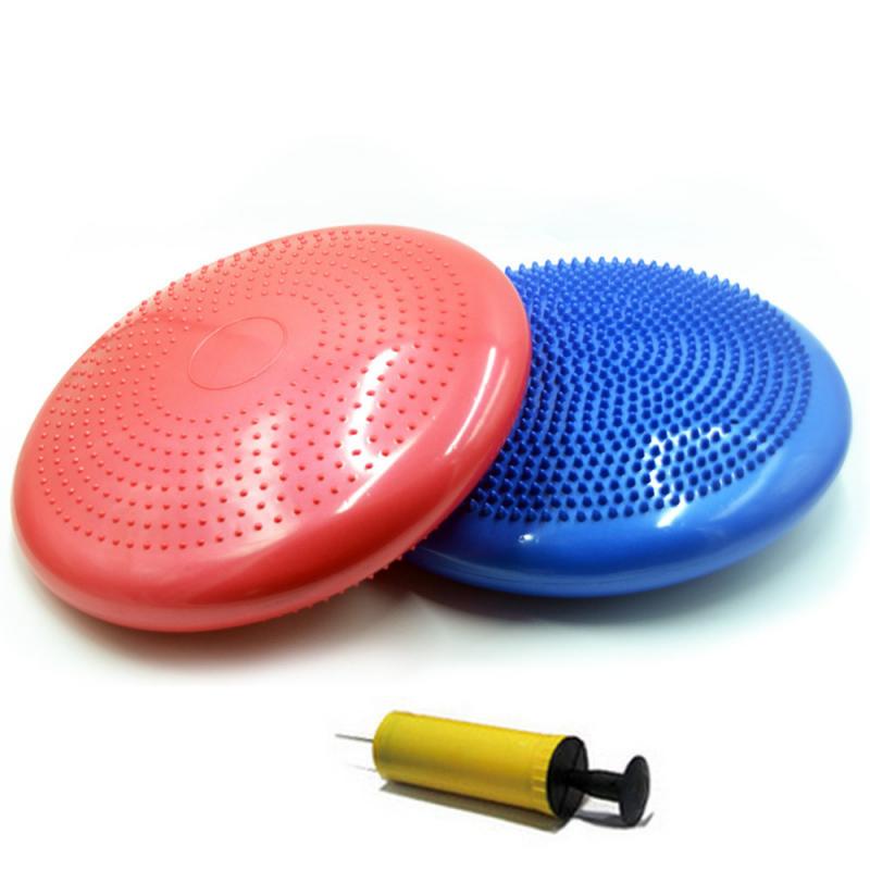 33cm balanse yoga baller massasje pute hjul stabilitet balanse skive massasje pute matte ball fitness trening trening ball