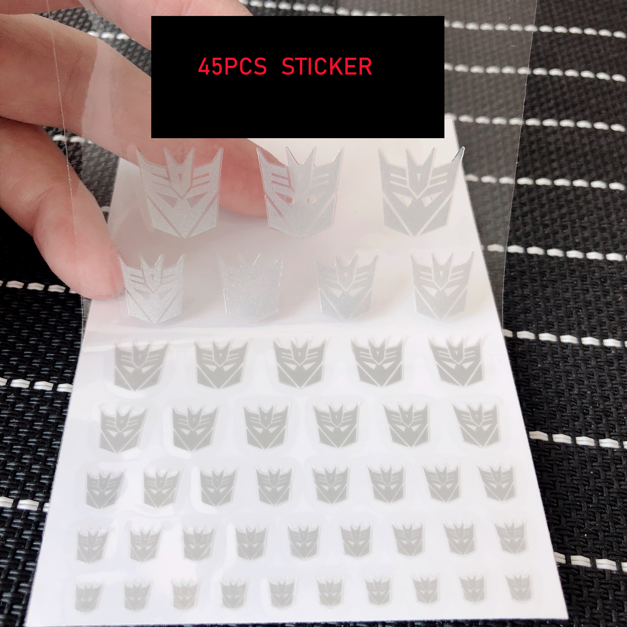 45Pcs Transformatie Robot Speelgoed G1 Sticker Symbool Decal Voor Custom Diy Speelgoed Accessoires Decoratie: 12