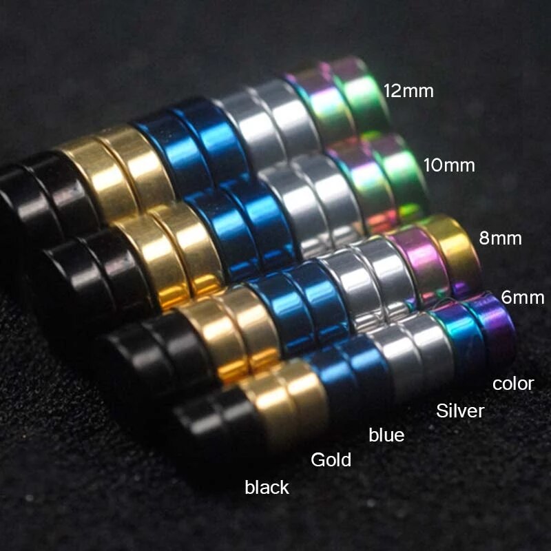 Runde SchöNe Kreis Nicht durchbohren 1PC Starke Magneten Magnet Ohr Mens Clip etwa6mm/8mm/10mm/12mm5 Farben Mädchen Ohrringe