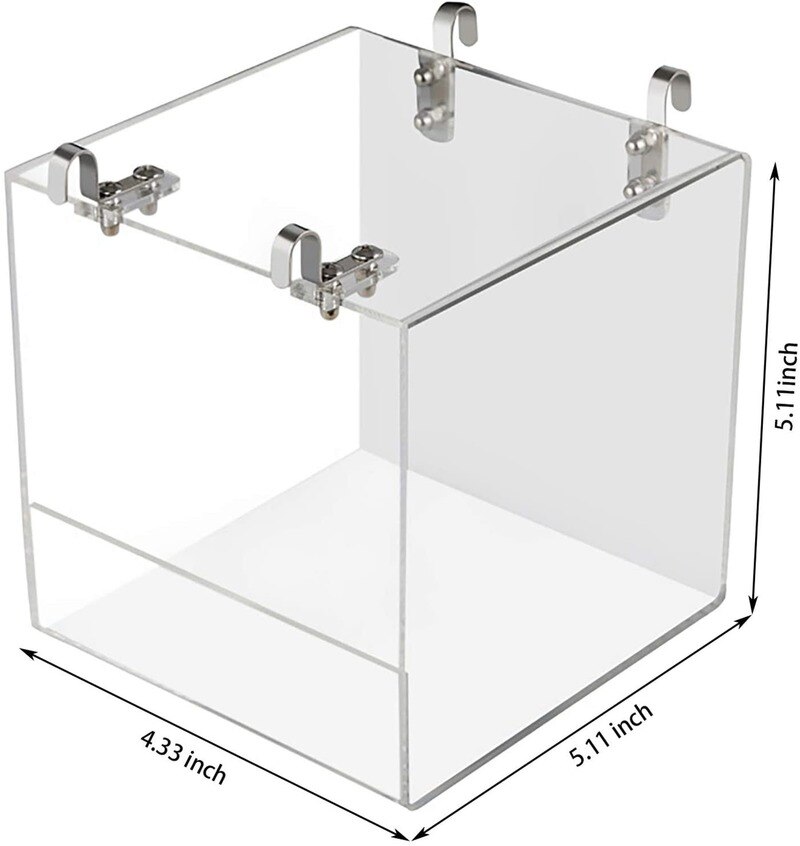 Vogel Bad Kooi Schoonmaken Dierbenodigdheden Valkparkiet Vogel Bad Met Opknoping Haken Voor Little Bird Papegaaien Ruime Parkieten Douche