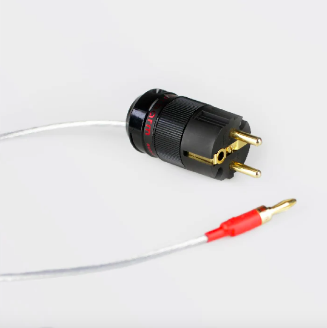 0.5m Cable For HiFi Audio GND Grounding Box Tuning Box Power Purifier Electronic Black Hole: WHITE