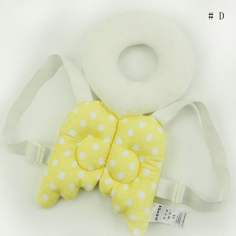 Sød baby spædbarn toddler hoved rygbeskytter sikkerhedspude sele hovedbeklædning: D