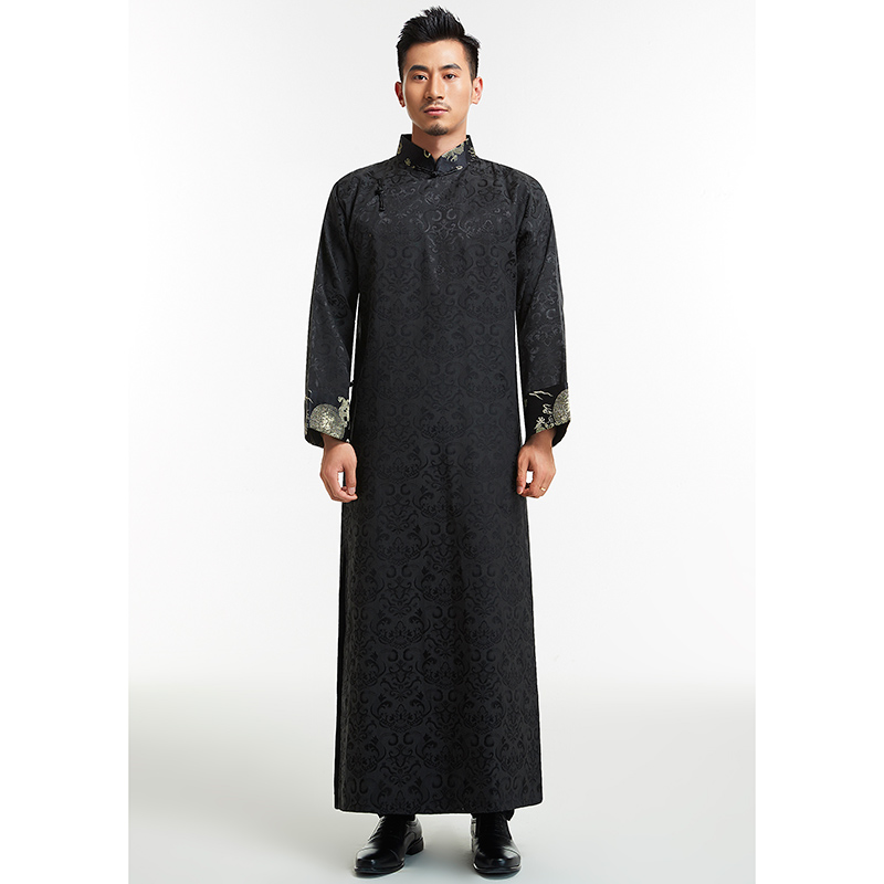 Bata de boda china, traje tradicional chino de padrino de boda, traje Tang, chaqueta de dragón Phoenix para hombre