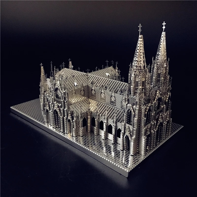 HK Nanyuan 3D Metal Puzzle World Famous Attractions Building DIY Model Kit Children's Educational Toys Games Adult Hobby