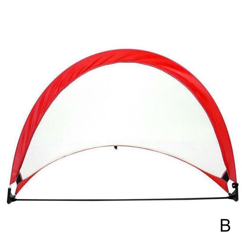 Rete Porta Calcio Bambini - Pieghevole per Allenamento - Sport Indoor Outdoor: Rosso