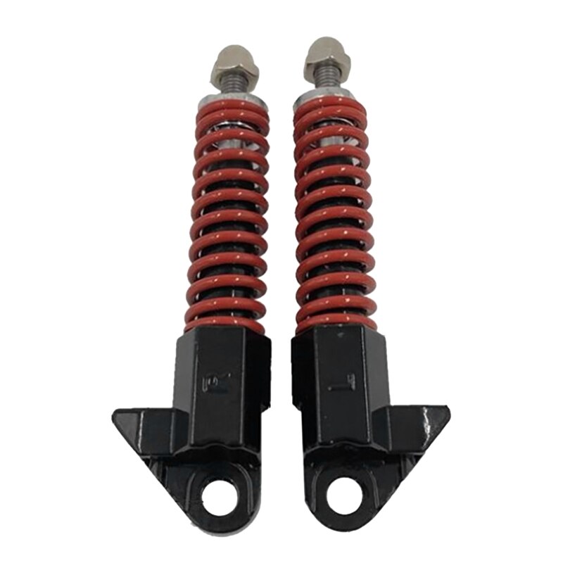 2 Pcs Electric Wheel Shockproof Hole Threaded Scooter Parts Front Suspension Spring 8Inch Hydraulic Shock Absorber