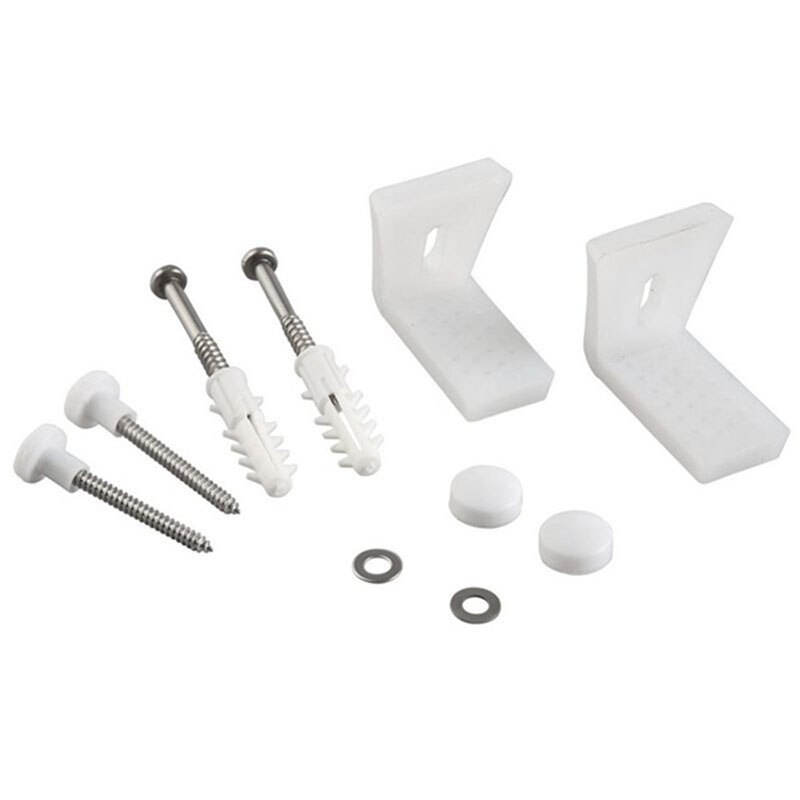 Casa de banho piso angular wc pan bidé ou semi pedestal fixação kit parafusos
