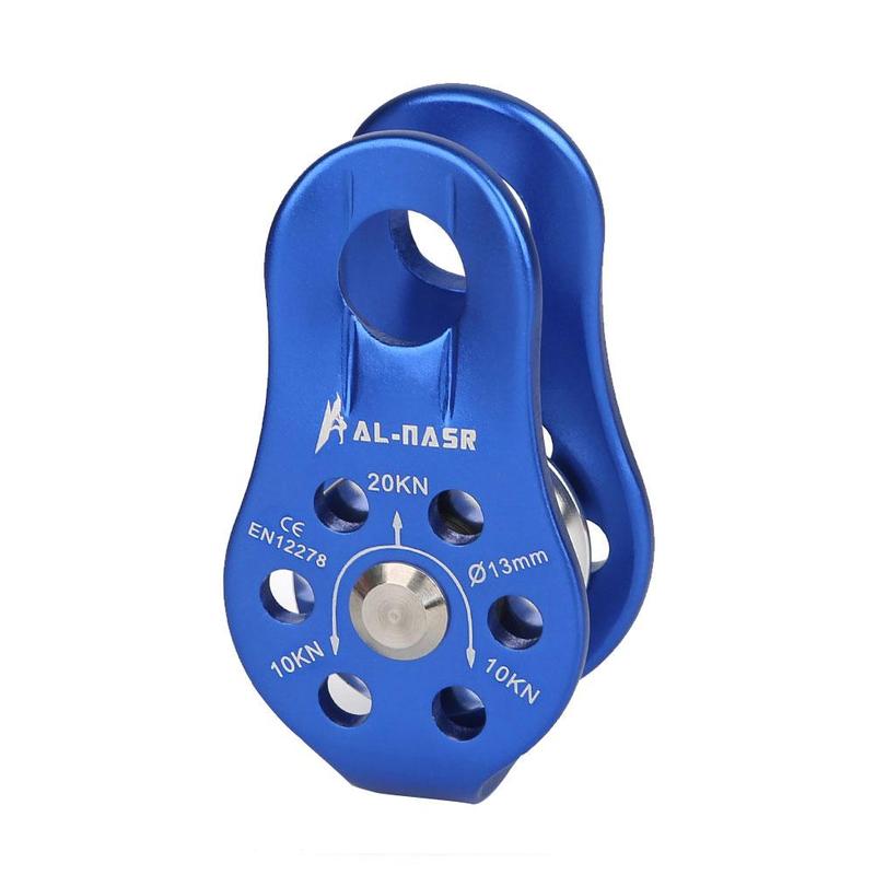 Mountaineering Rigging Equipment Pulley Climbing Rock Altitude Climbing High Pulley Rescue Pulley Mountaineering Cave N4E7: Blue