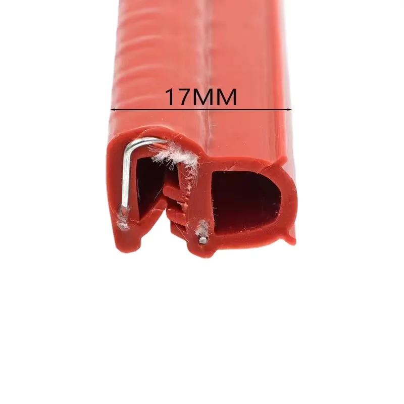 Bandes d'étanchéité en caoutchouc noires pour porte de voiture, 100cm, autocollants de scellage Double couche pour porte de coffre, isolation phonique, bande d'étanchéité intérieure