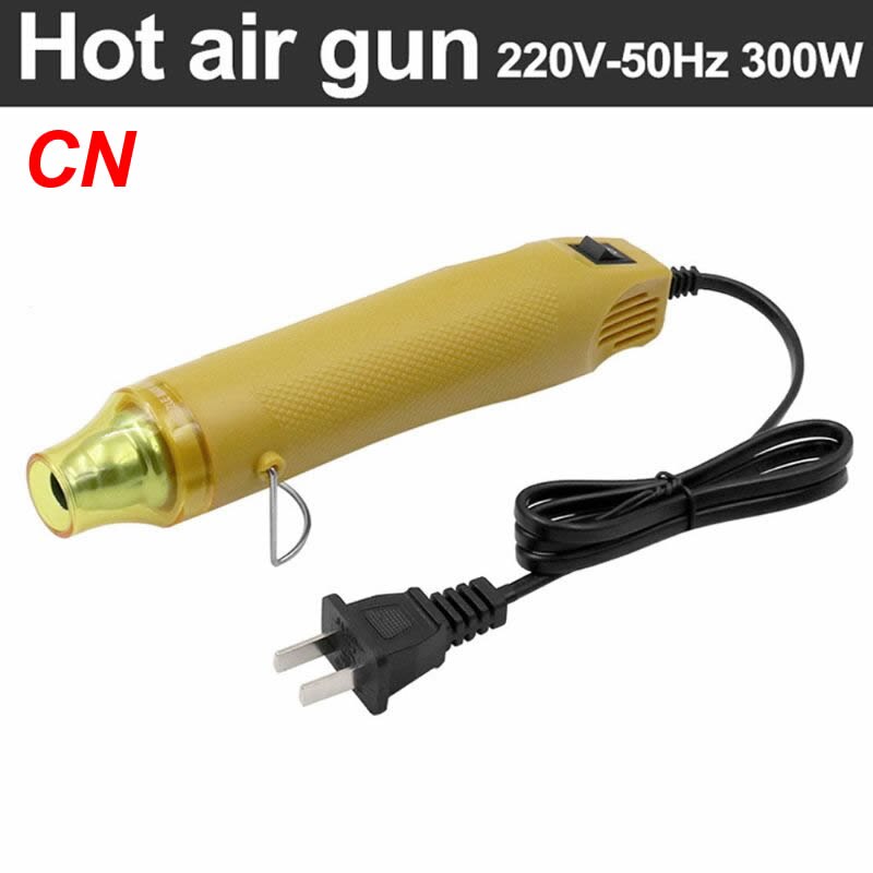 110v 220v diy elektriska värmepistoler luftpistoler verktyg 300w temperaturkrympsäte elektrisk luftpistol/värmepistol: Cn