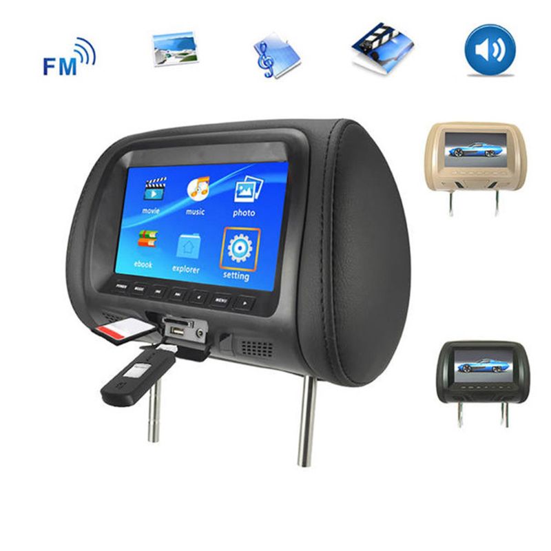 Universal- Fahrzeug Kopfstütze 1080P MP5 Monitor Einstellbar Auto Halterung Multimedia Unterhaltung Anzeige Bildschirme für Spieler