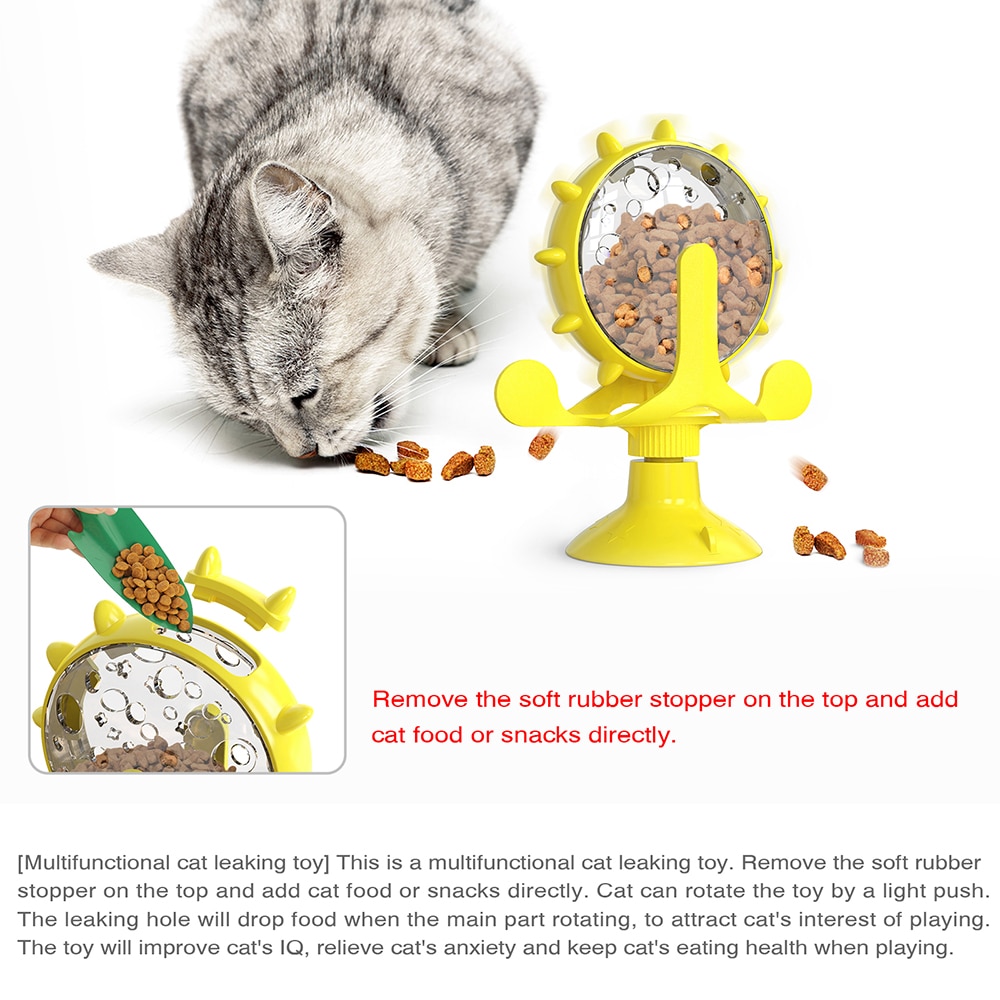 Interactive Treat Leaking Toy for Small Dogs Original Slow Dog Feeder Funny Dog Wheel Pet Products Accessories for