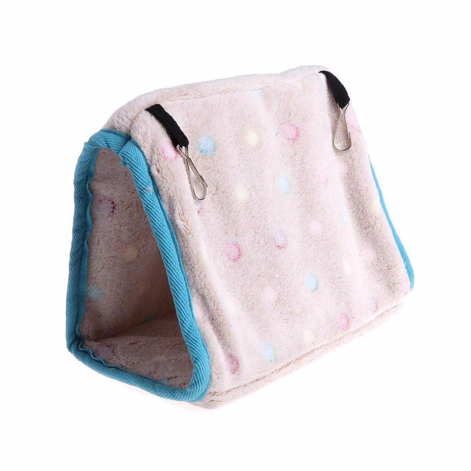 Newest Sales Pet Bird Parrot Parakeet Budgie Warm Hammock Cage Hut Tent Bed Hanging Cave Accessories #T1P: D / L