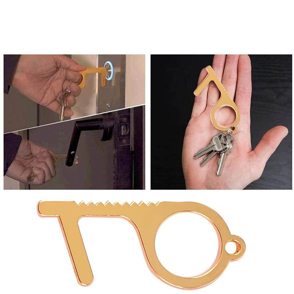 Safety Door Opener No Touch key Portable Anti-germ Elevator Button Drawer Door Handle Assistant safe Contactless Tool Assistant