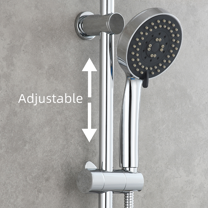 Ciencia messing douchestang schuifregelaar verstelbare douchekophouder voor 20mm douchestangen douchekopbeugel doucheaccessoire