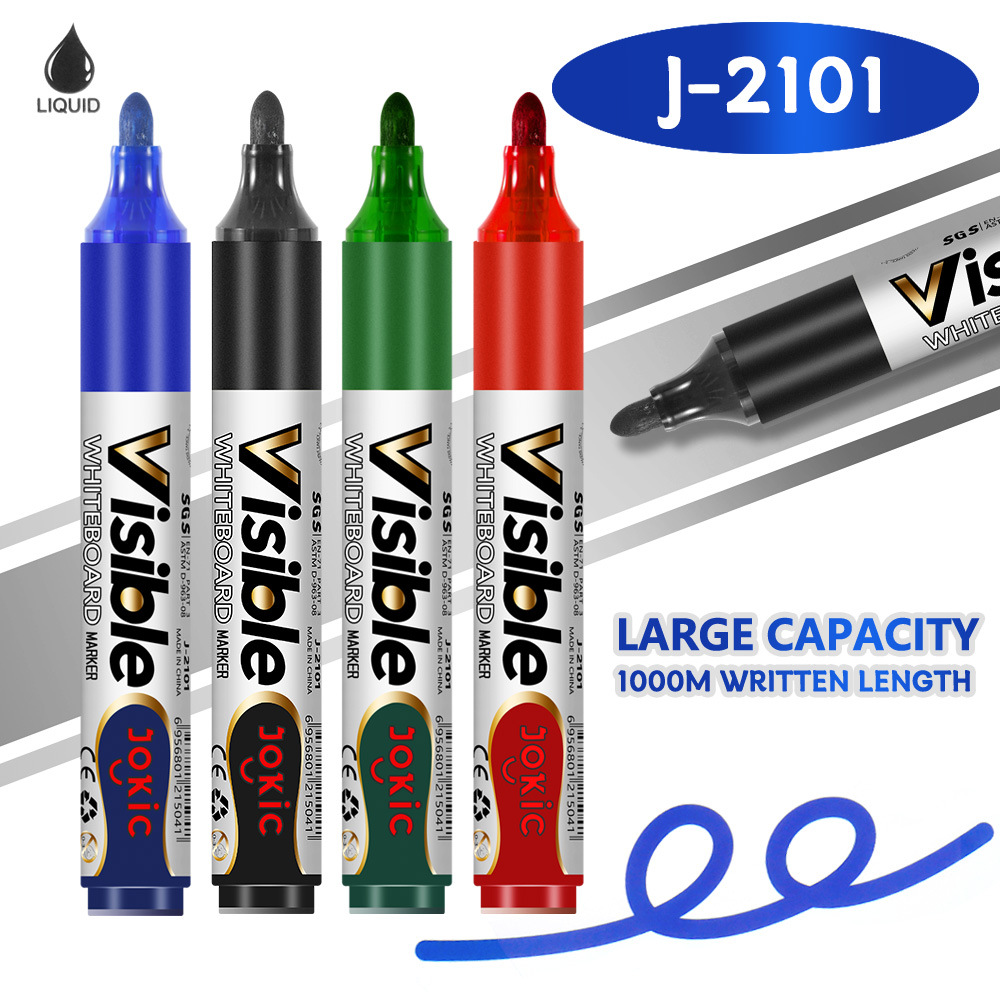 4 Stks/set Uitwisbare Magnetische Whiteboard Marker Pen Blackboard Marker Krijt Glas Keramiek Kantoor School Art Marker Briefpapier