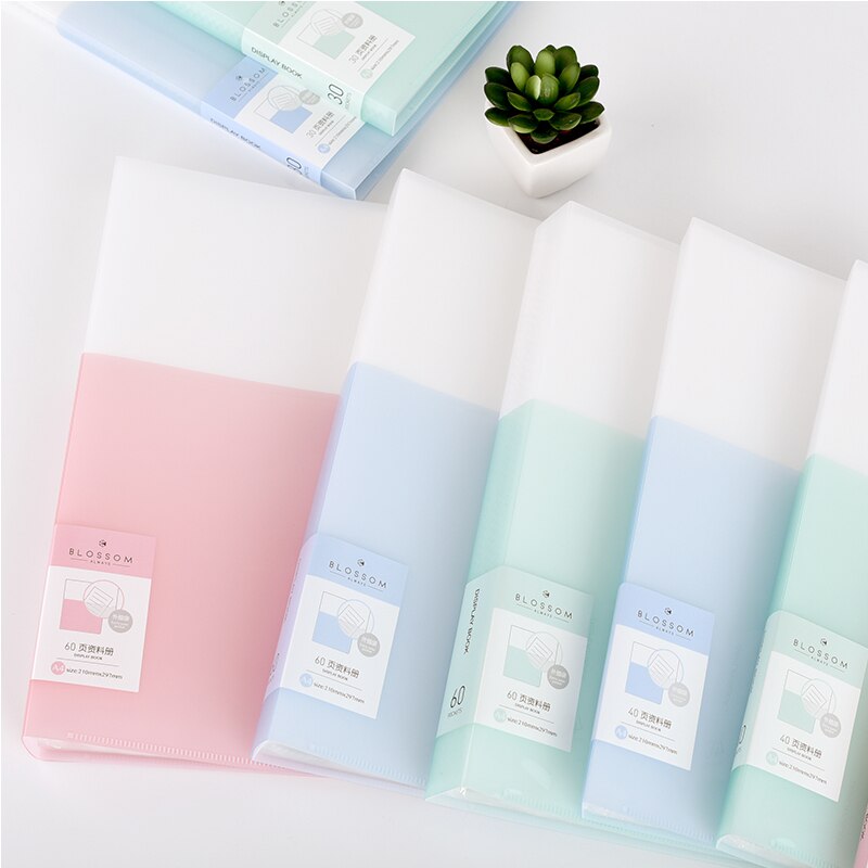 Deli 5075 Series Information Booklet A4 Multi-layer Insert Folders Folders Test Papers Stationery Student Office Transparent Bag