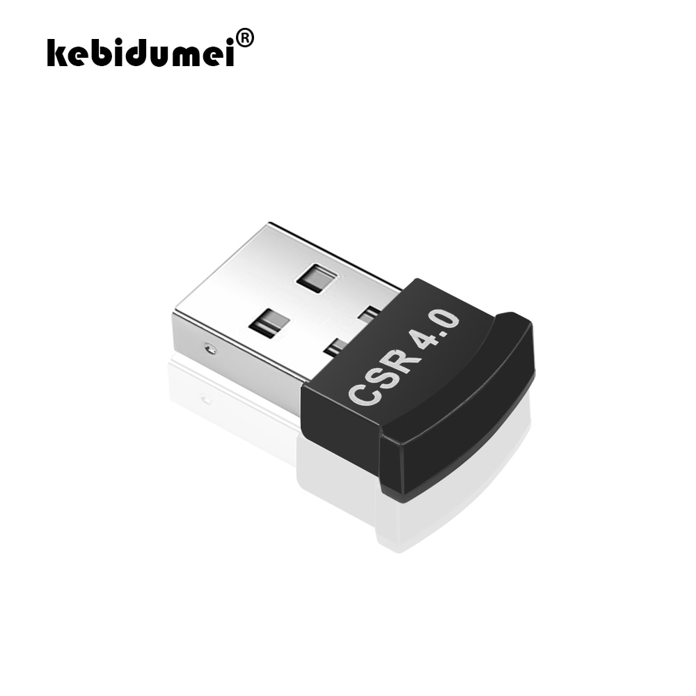Kebidumei Mini Usb Bluetooth Adapter Mvo Dual Mode Draadloze Bluetooth V4.0 Dongle Zender Voor Windows 7 8 10 Pc Laptop