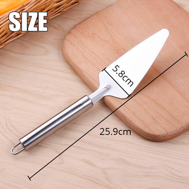 3 Type Stainless Steel Serrated Edge Cake Server Blade Cutter Pie Pizza Server Cake Cutter Shovel Kitchen Baking Pastry tools