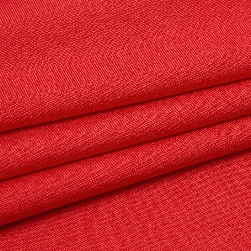 Hohe-festigkeit Gestrickte vier-seitige strecken Milch Seide Spandex Stoff Leistung tanzen Kleidung Sofa Stuhl Abdeckung Einfarbig stoff: rot