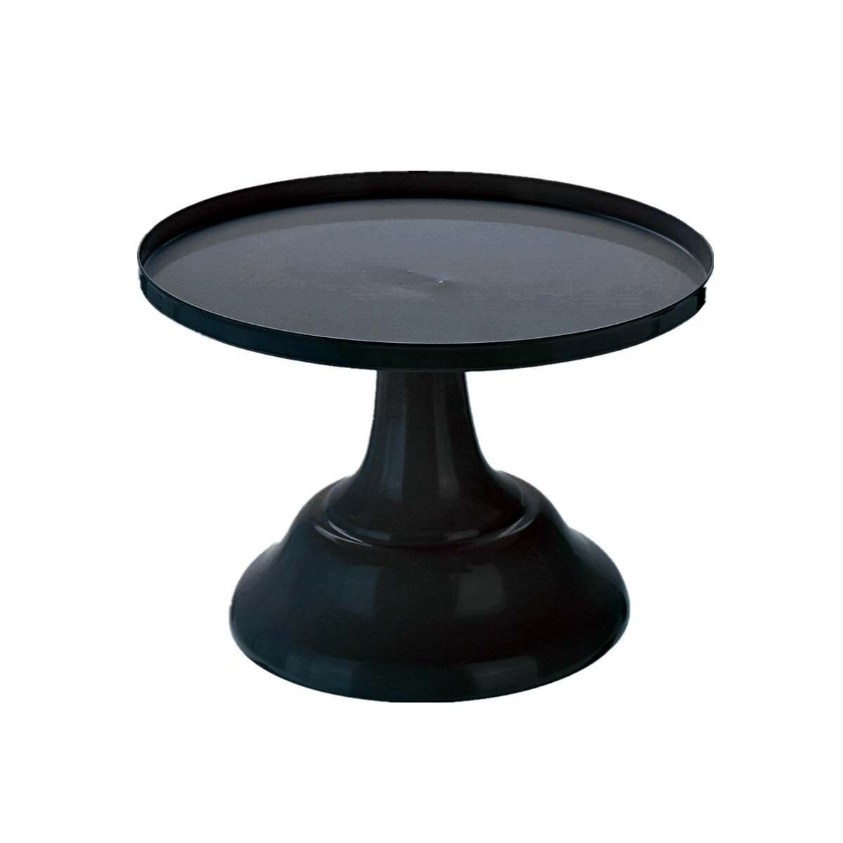 8 Inch Round Cake Stand Wrought Iron Exquisite Cake Rack Base Dessert Stand Round Cake Display Wedding Birthday Cupcake Holder: Black