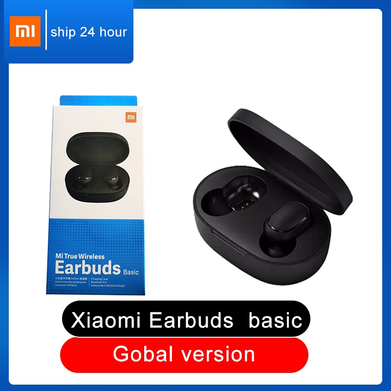 Xiaomi Redmi Airdots Earbuds basic Global Version 5.0 TWS Mi True Wireless Bluetooth Earphone AI Control Gaming sports Headset