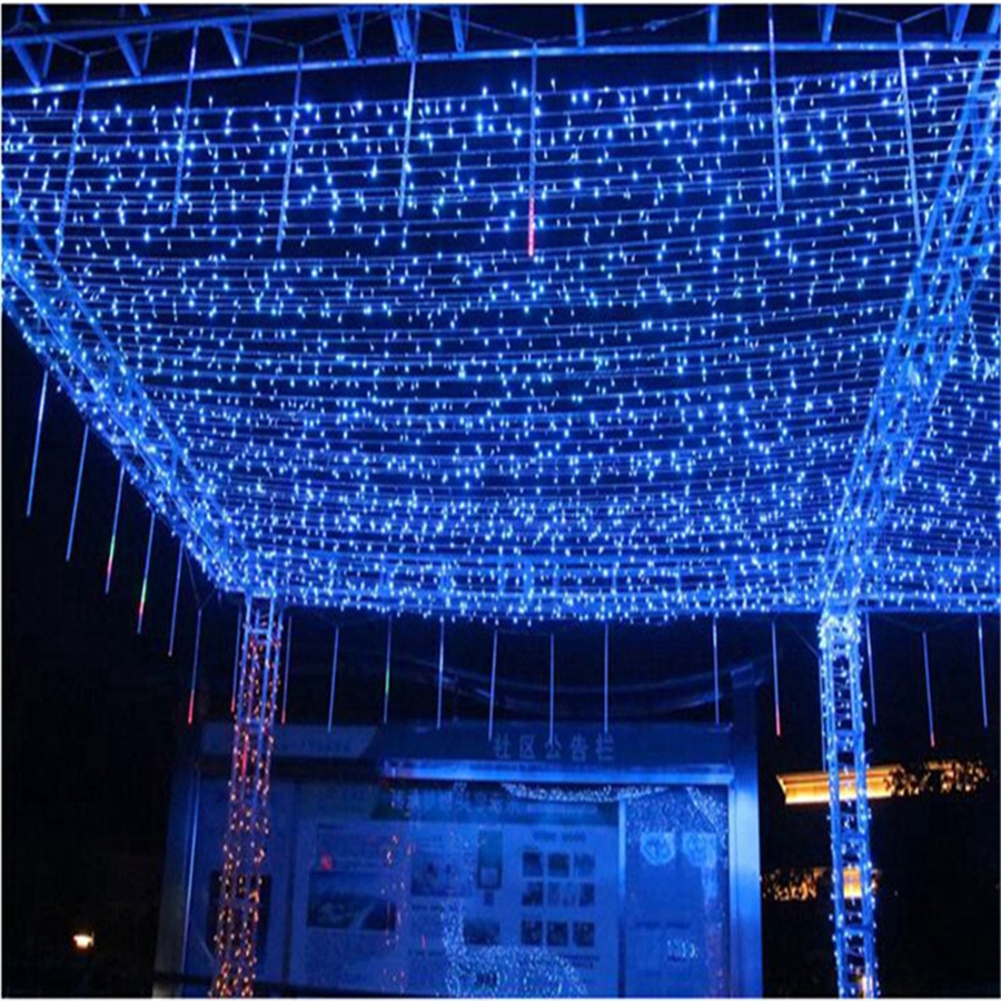 Belysning led julelys utendørs 100m 50m 20m 8 moduser lyslenker girlander dekor til fest bryllup hage gate