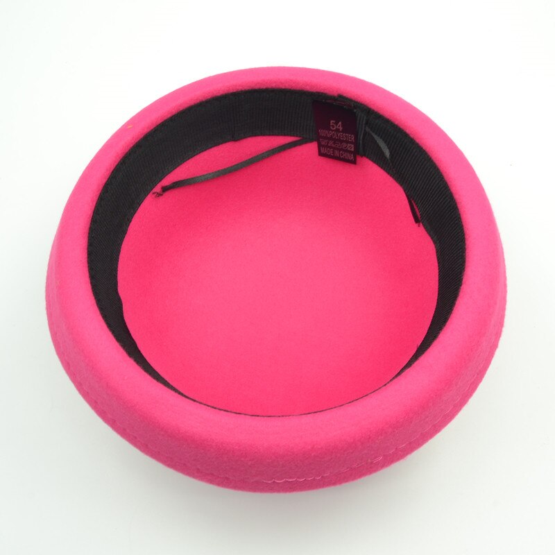 Little girls fedora hat Dome cap Children dress hats Kids caps felt hats wool felting Bowler caps