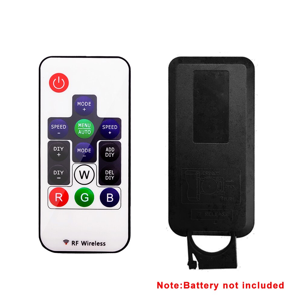 RF DC14Keys Smart Wireless DIY Controller With Remote For WS2812B WS2811 1903 Addressable Led Strip Light DC5-24V