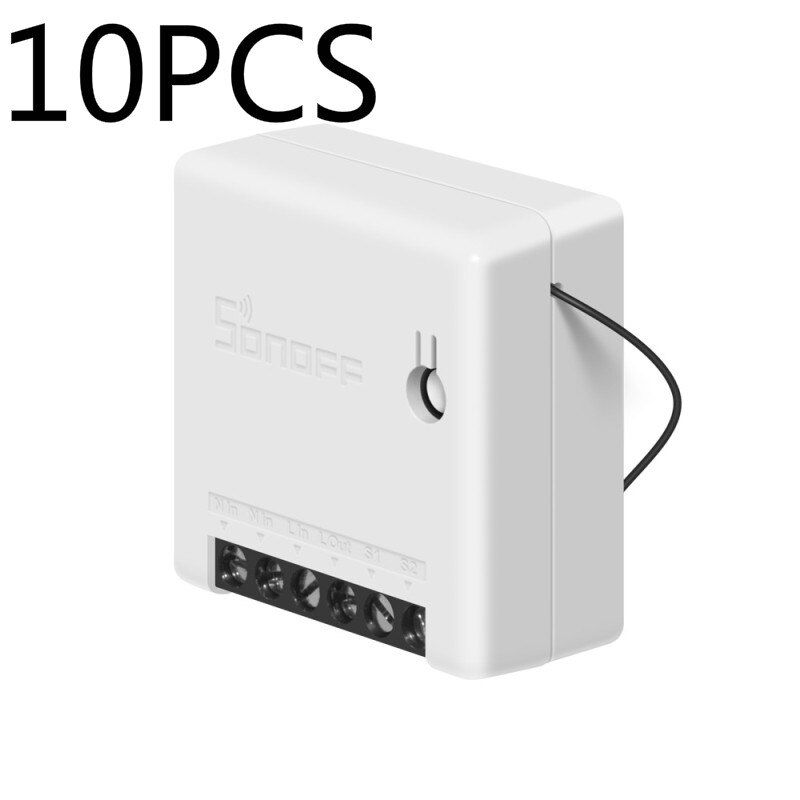 SONOFF MINI DIY Smart Switch Two Way WIFI/LAN/APP/Voice Remote Control Work With External Light Switch Google Home Alexa