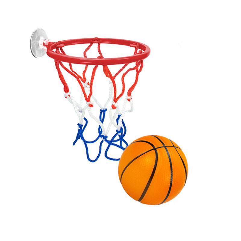 Mini basketball frame indoor small basketball basket hanging wall style non perforated children's home shooting frame: Default Title