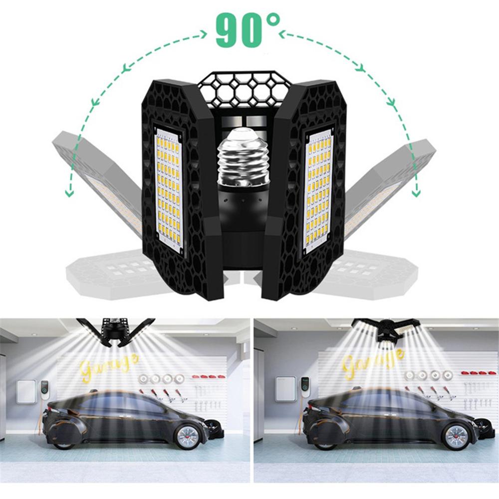 Lâmpada de led para garagem e27, 80w, 60w, 40w, lâmpada industrial, super brilhante, deformato interno, led, alta baía, iluminação de oficina, depósito
