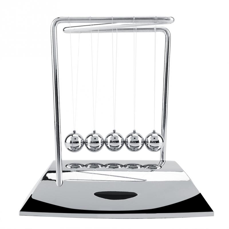Newtons vugge balance stålkugler fysik videnskab pendul ornamenter balancebold fysik videnskab pendul: -en