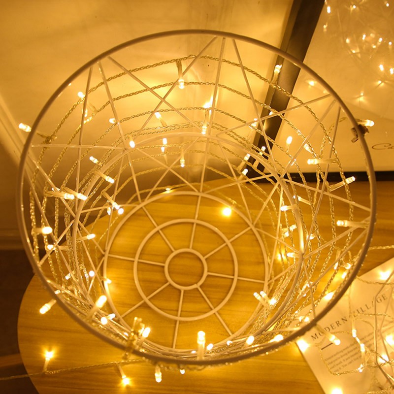Guirlande lumineuse LED 10m 30m 50m 100m, décoration d'arbre de noël et de mariage, étanche, lumière féerique, intérieur et extérieur, lampe ue 220V