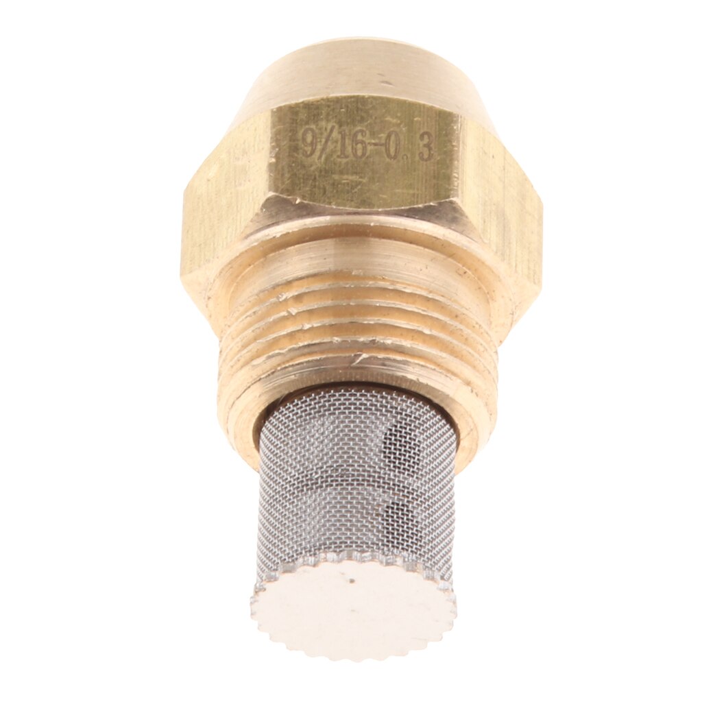 2pcs Furnace Oil Burner Fuel Nozzle Fits for Boilers 9/16'' External Thread Connect Home Improvement