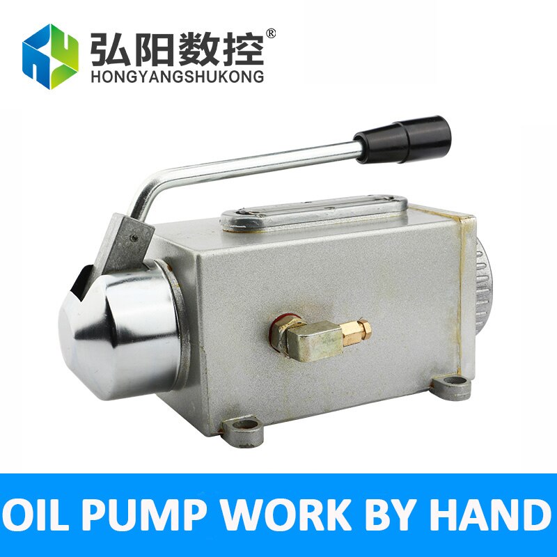 One set lubricating oil pump hand-actuated cnc router electromagnetic lubrication pump lubricator stainless steel body