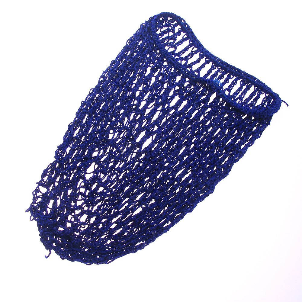 Gorro de ganchillo de rayón suave para mujer, accesorios para el cabello, diademas de gran tamaño, 5 colores de red, novedad: blue