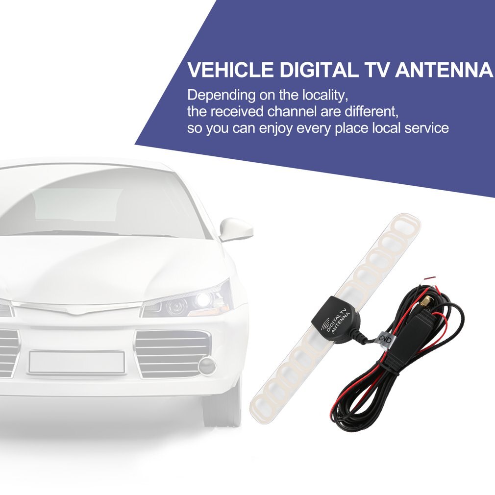 Auto Aerial Radio Automobile Antena TV Car Signal Reception Amplifier Car Digital Automobile TV FM