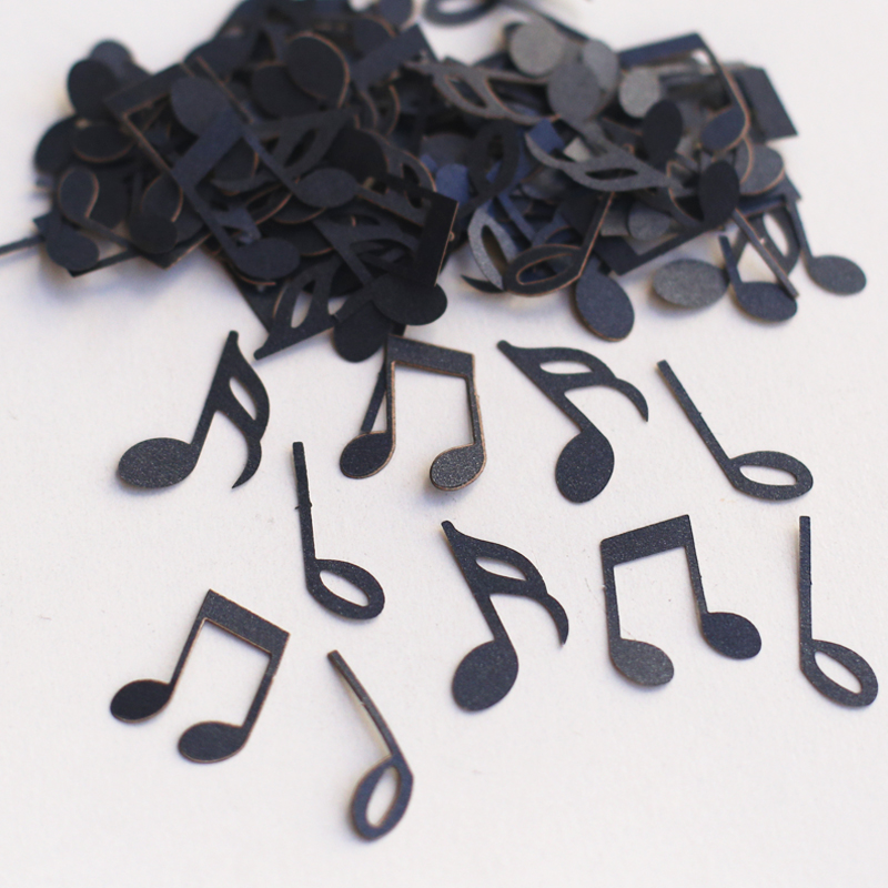 100pcs Music Note Confetti, Die Cut, Baby Shower, Music theme Party, Birthday Party, Music Birthday c20