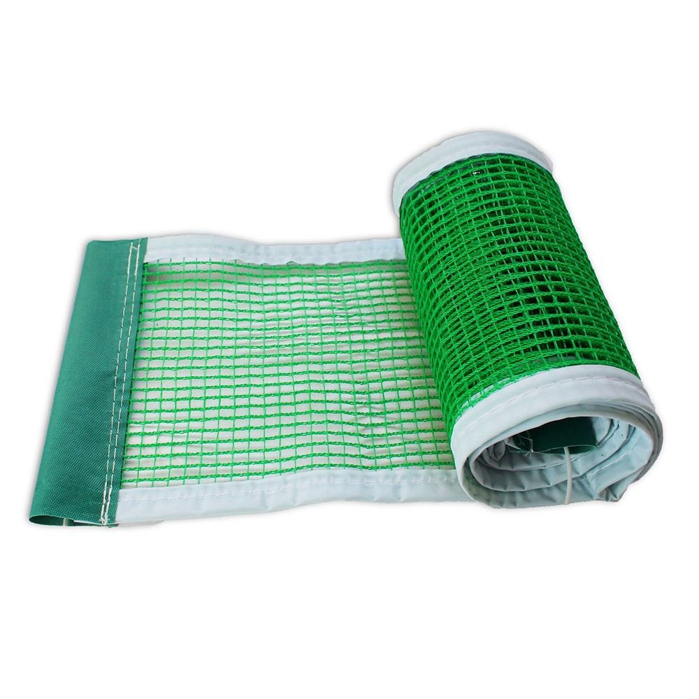 Einziehbares Tischtennis netz Tisch gitter Kunststoff starkes Netz tragbares Netz Kit Netz Rack ersetzen Kit Tischtennis Spielgeräte: Cremefarben
