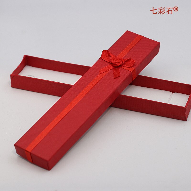 Colorful jewelry packing box with bowknot exquisite necklace box bracelet Jewelry Box: 1