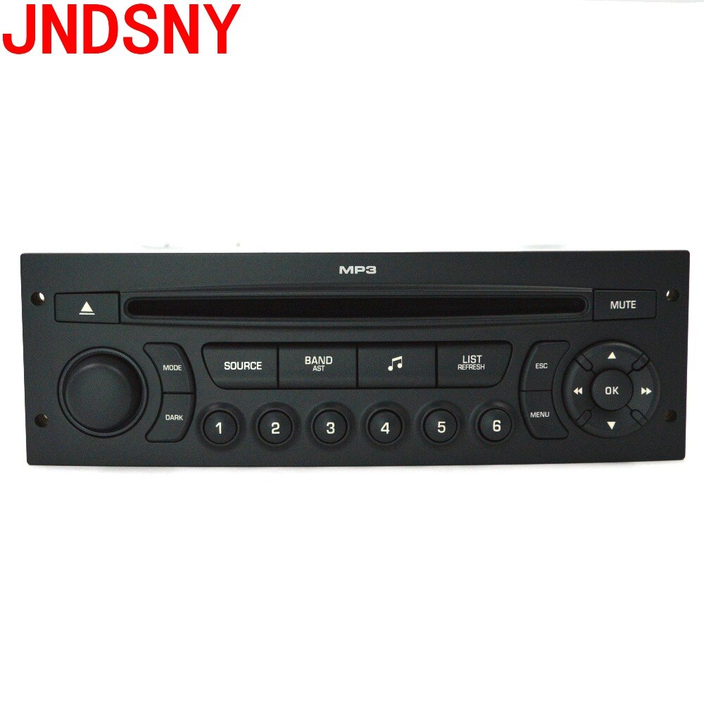 JNDSNY-reproductor de CD y radio RD45 para coche, compatible con Bluetooth, AUX, USB, MP3, para Citroen C3, C4, C5, Peugeot 207, 206, 307, 308, 807