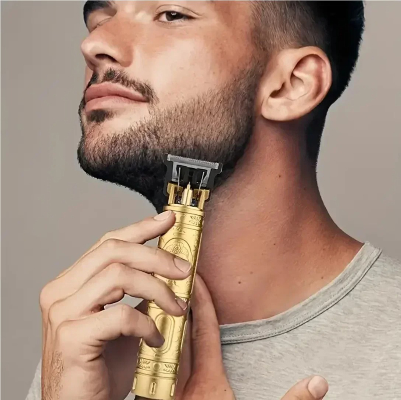 Haar Snijmachine Mannen Baard Trimmer Elektrische Tondeuse T9 Tondeuse Oplaadbare Elektrische Scheerapparaat Baard Kapper
