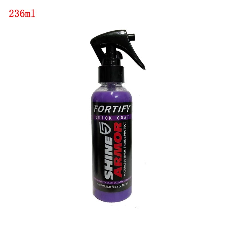SHINE ARMOR Fortify – manteau en céramique rapide, peinture de cire de voiture, Spray de finition hydrophobe, sans eau